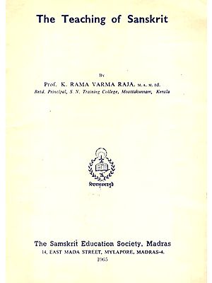 The teaching of Sanskrit (An Old and Rare Book)