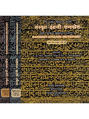 संस्कृत - इंग्रजी - शब्दकोश: Sanskrit - English - Dictionary (Set Of 3 Volumes)