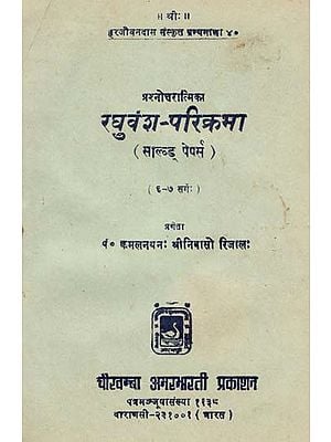 रघुवंश-परिक्रमा - Raghuvansh Parikrama - Solved Papers (An Old and Rare Book)