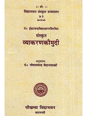 संस्कृतव्याकरणकौमुदी- Sanskrit Vyakarana Kaumudi (An Old and Rare Book)