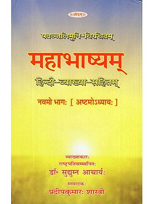 महाभाष्यम्- Mahabhashya With Explanation In Hindi (Part-9)