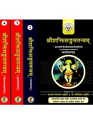 श्रीशक्तिसङ्गमतन्त्रम्- Shree Shaktisangam Tantram (Set Of 4 Volumes)