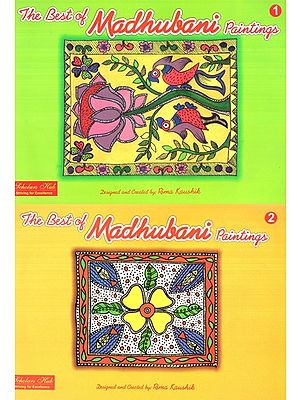 The Best of Madhubani Paintings- A Pictorial Book (Set of 2 Volumes)