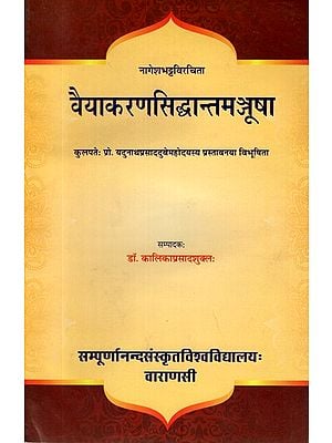 वैयाकरणसिद्धान्तमञ्जूषा- Vaiyakaran Siddhant Manjusha by Nagesa Bhatt