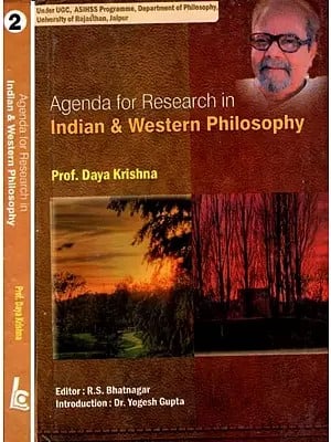 Agenda for Research in Indian & Western Philosophy (Set of 2 Volumes)
