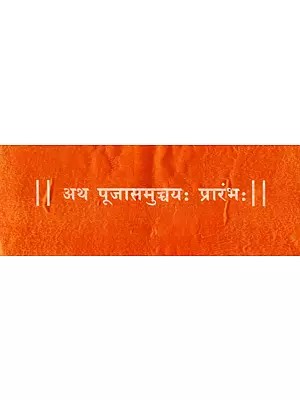 अथ पूजासमुच्चय: प्रारंभ: - Atha Puja Samuchchaya Prarambh in Sanskrit Only  (Loose Leaf Edition)