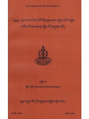 Draṅ Ba Daṅ Nes Paʼi Don Rnam Par ʼByed Paʼi Bstan Bcos Legs Bśad Sñiṅ Po Bźugs So (Tibetan)