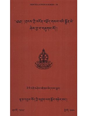 Grangs Kyi Mngon Brjod Gsal Ba'i Sgron Me (Tibetan)