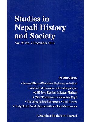 Studies in Nepali History and Society  Vol. 23 No. 2 December 2018