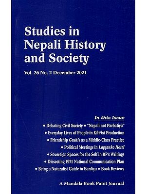 Studies in  Nepali History and Society  Vol. 26 No. 2 December 2021