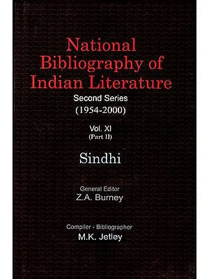 National Bibliography of Indian Literature (1954-2000)(Sindhi)Vol. XI