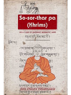 So-Sor-Thar-Pa (Khrims)- An Old and Rare Book