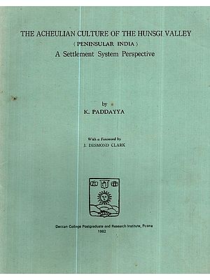 The Acheulian Culture of Hunsgi Valley (Peninsular India)- A Settlement System Perspective (An Old and Rare Book)