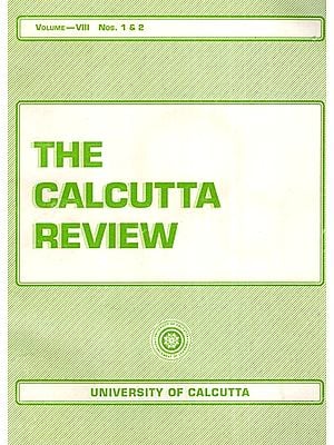 The Calcutta Review (Volume- VIII Nos. 1 and 2)