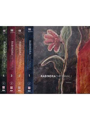 Rabindrachitravali (Paintings of Rabindranath Tagore in Set of 4 Volumes)