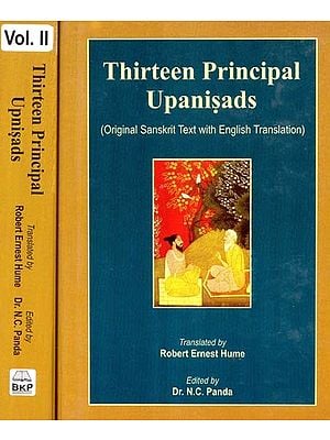 Thirteen Principal Upanisads- Original Sanskrit Text with English Translation (Set of 2 Volumes)