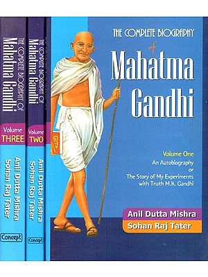 Complete Biography of Mahatma Gandhi  (Set of 3 Volumes)