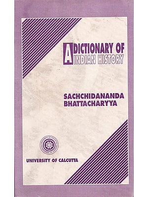 A Dictionary of Indian History (An Old and Rare Book)