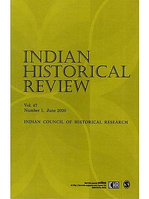 Indian Historical Review- Volume 47 Number 1, June 2020