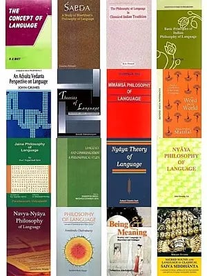 Indian Philosophy of Language (Various Aspects, Set of 16 Books)