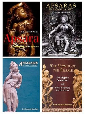 Apsaras In Indian Art and Literature (Set of 4 Books)