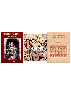 Art and Iconography of Bhagawan Vishnu (Set of 3 Books)