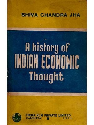 A History of Indian Economic Thought (An Old and Rare Book)