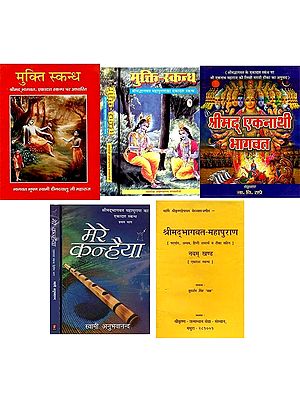 मुक्ति स्कन्ध: श्रीमद् भागवत, एकादश स्कन्ध- Detailed Commentary in Hindi (Set of 7 Books)