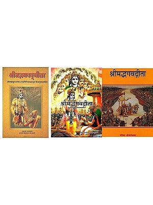 गीता की वेदान्तपरक प्राचीन टीकाएँ (Set of 3 Books)
