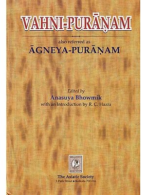 Vahni-Puranam: Also Referred as Agneya-Puranam