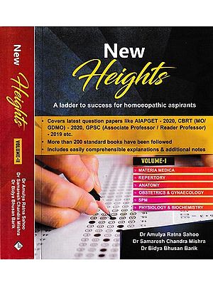 New Heights- A Ladder To Success For Homoeopathic Aspirants (Set of 2 Volumes)