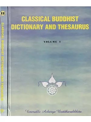 Classical Buddhist Dictionary & Thesaurus (Set of 2 Volumes)