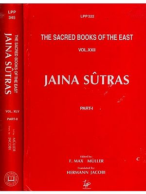 Jaina Sutras Translated from Prakrit by Hermann Jacobi (Set of 2 Volumes)