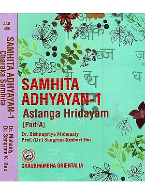Samhita Adhyayan-1 Study of Ayurveda Classical Text (Astanga Hridayam, Charaka Samhita) Set of 2 Books
