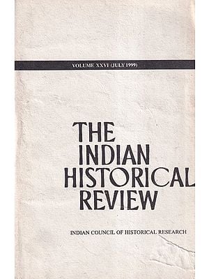 The Indian Historical Review- Volume XXVI- July 1999 (An Old and Rare Book)
