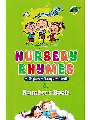Nursery Rhymes & Numbers Book (English-Telugu-Hindi)