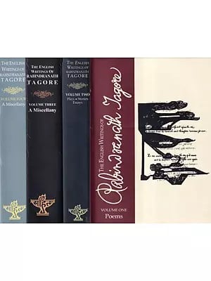 The English Writings of Rabindranath Tagore in Set of 4 Volumes (Poems, Plays, Stories Essays, A Miscellany)