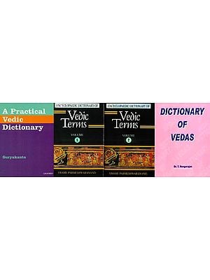 Dictionaries of the Vedas (Set of 3 Books)
