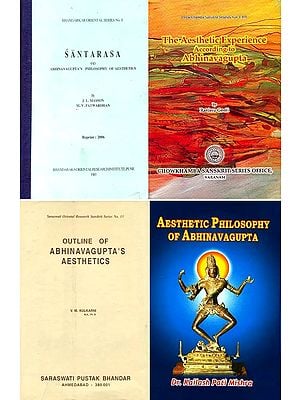 Aesthetics of Abhinavagupta (Set of 4 Books)