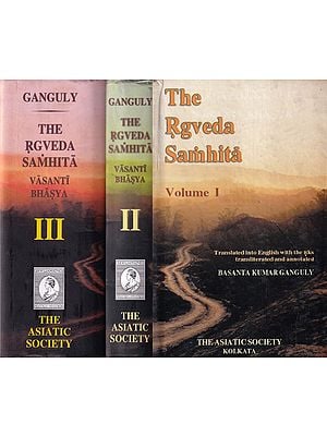 The Rgveda Samhita: Set of 3 Volumes (With Transliteration and Translation)