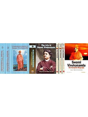 Big, Multi-Volume Biographies of Swami Vivekananda (Set of 3 Titles Spread Over 9 Volumes)