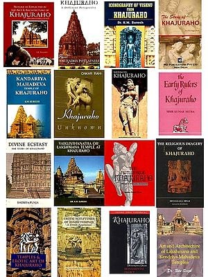 Studies on the Temples of Khajuraho (Set of 15 Books)