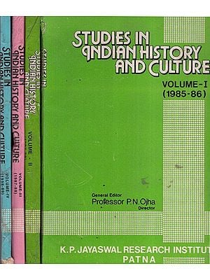 Studies in Indian History and Culture- (1985 to 1989) (Set of 4 Volumes) (An Old and Rare Book)