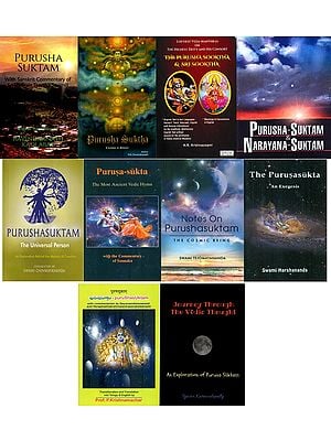 The Purusha Sukta: The Sukta Which is Present in all the Vedas (Set of 10 Books)