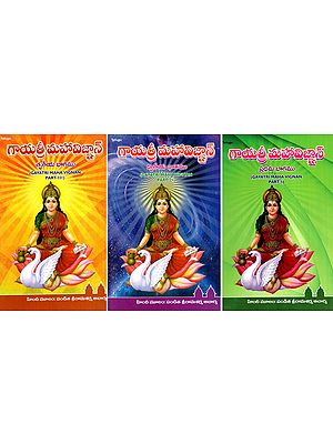 గాయత్రీ మహావిజ్ఞాన్: Gayatri Maha Vignan (Set of 3 Volumes) in Telugu