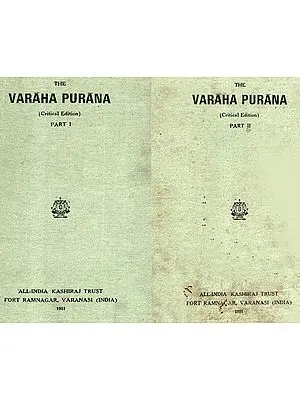 The Varaha Purana- A Critical Edition in a Set of 2 Books (Old and Rare Books)