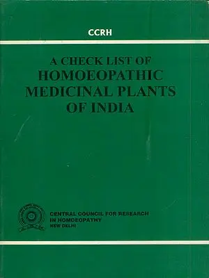 A Check List of Homoeopathic Medicinal Plants of India