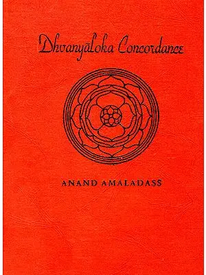 Dhvanyaloka Concordance (An Old and Rare Book)