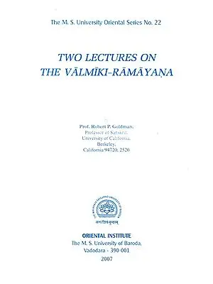 Two Lectures on The Valmiki-Ramayana