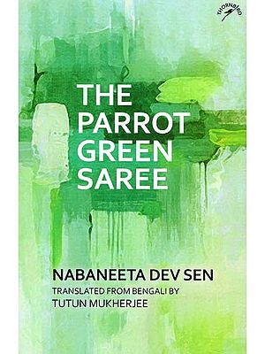 The Parrot Green Saree